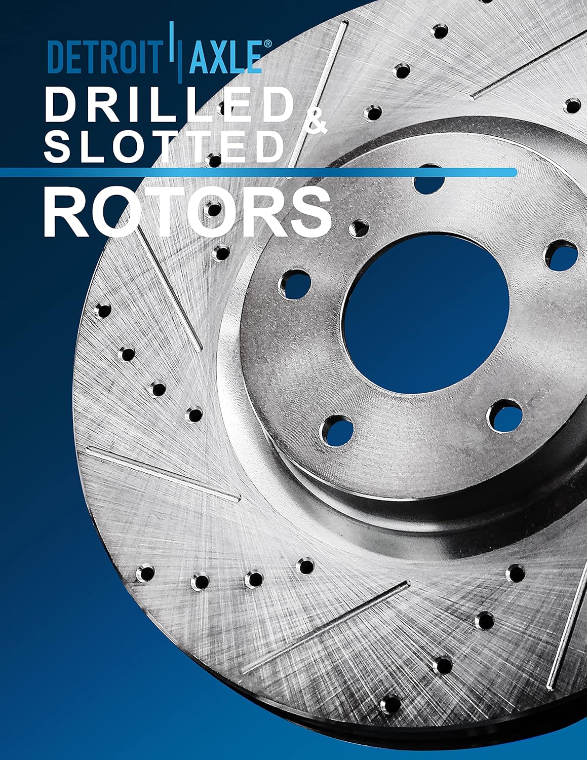 282mm 4pc Front Rear Drilled & Slotted Brake Rotors A340