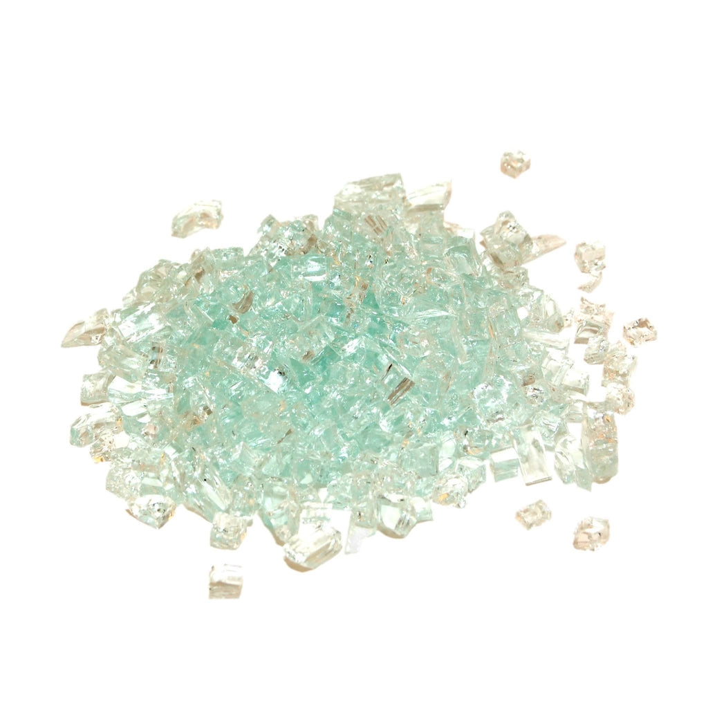 Caribbean Blue Reflective Fire Glass 10 lbs I4446