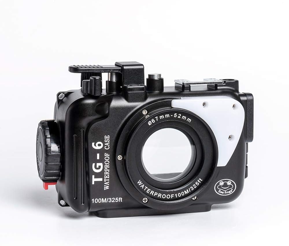 Black Aluminum Underwater Housing for Olympus TG-6 P5630