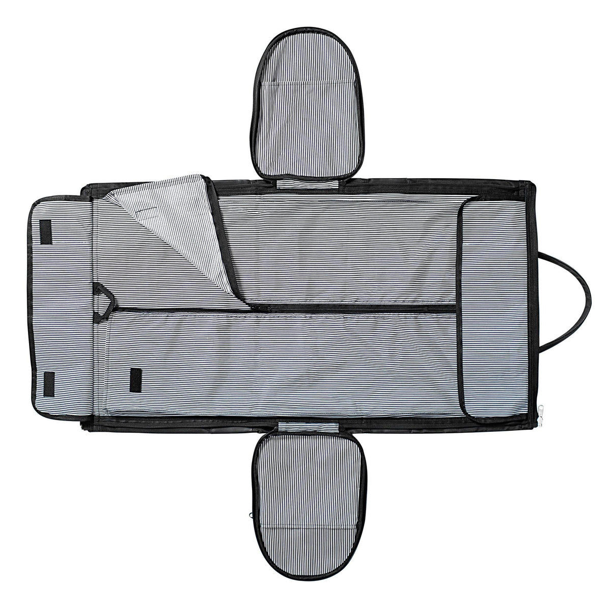 Black Microfiber Convertible Garment Bag D53114