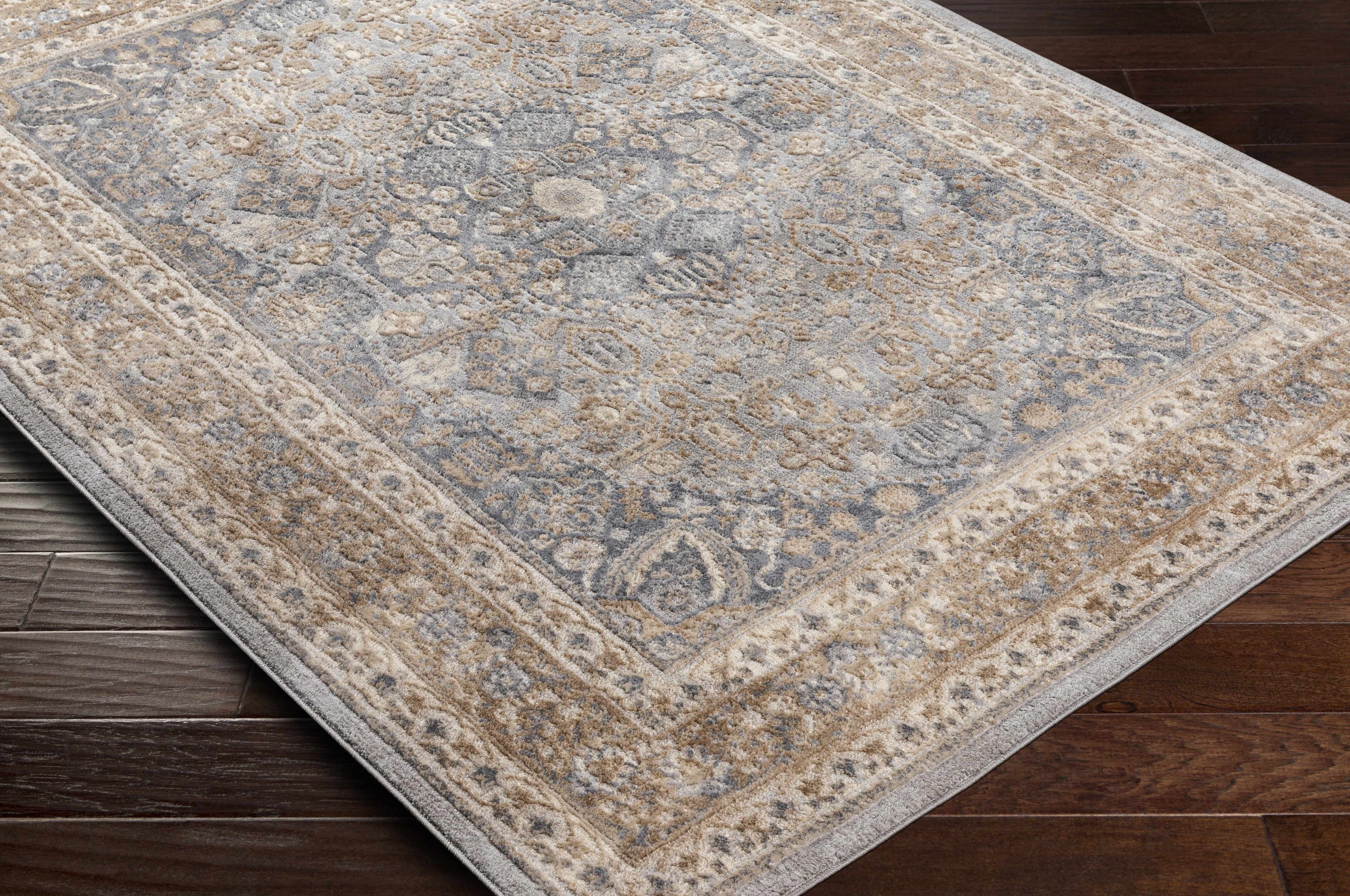 Brown Gray Area Rug S892729
