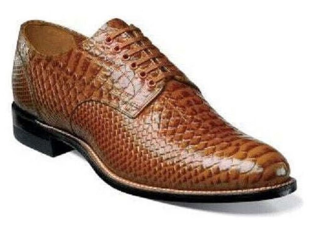 Anaconda Print Leather Shoes Tan J852662