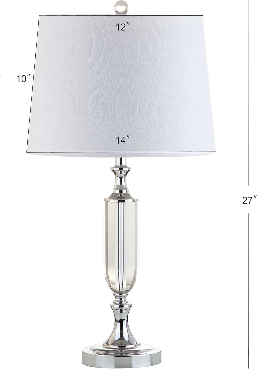 27 Crystal LED Table Lamp with LED Bulbs Included Q4039
