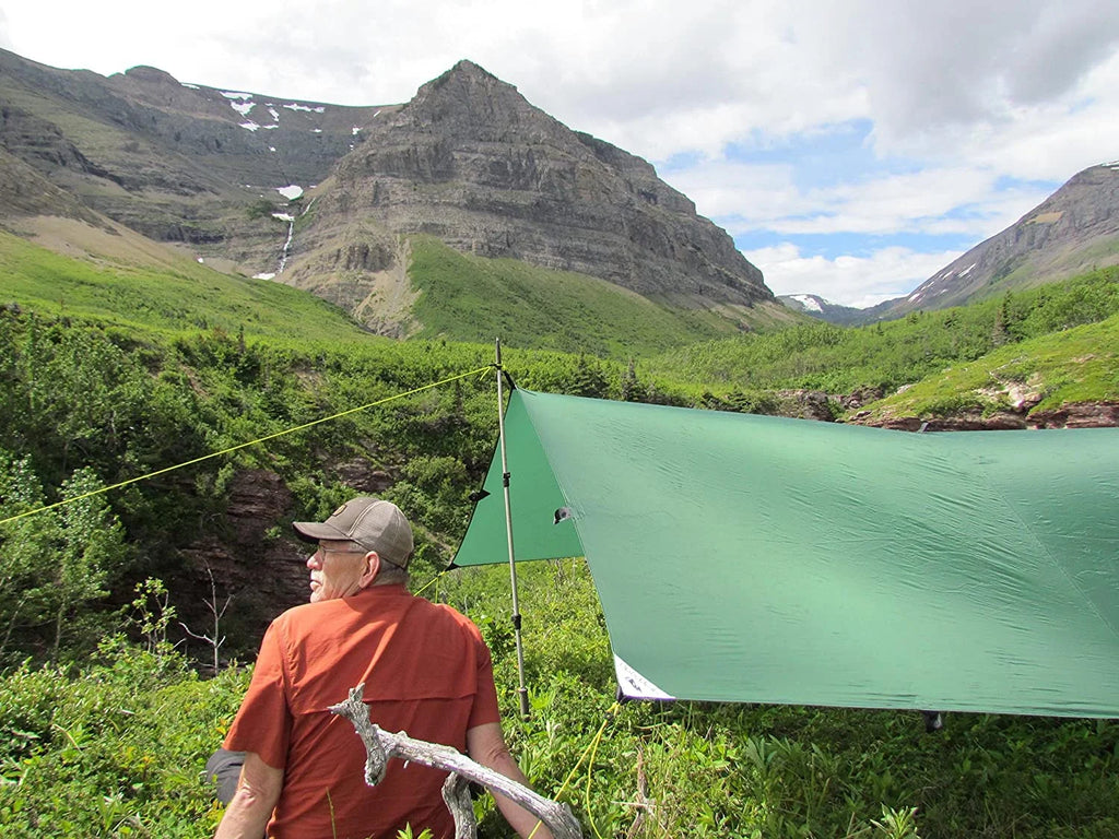 Ultralight Backpacking Tarp Grey 8' x 10' R166628