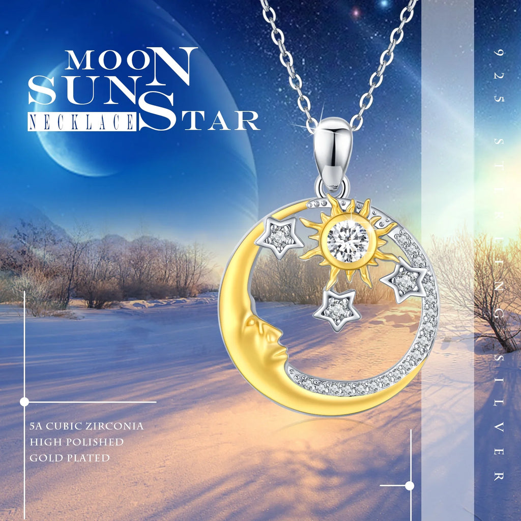 925 Sterling Silver Cubic Zirconia Pendant Necklace D51610