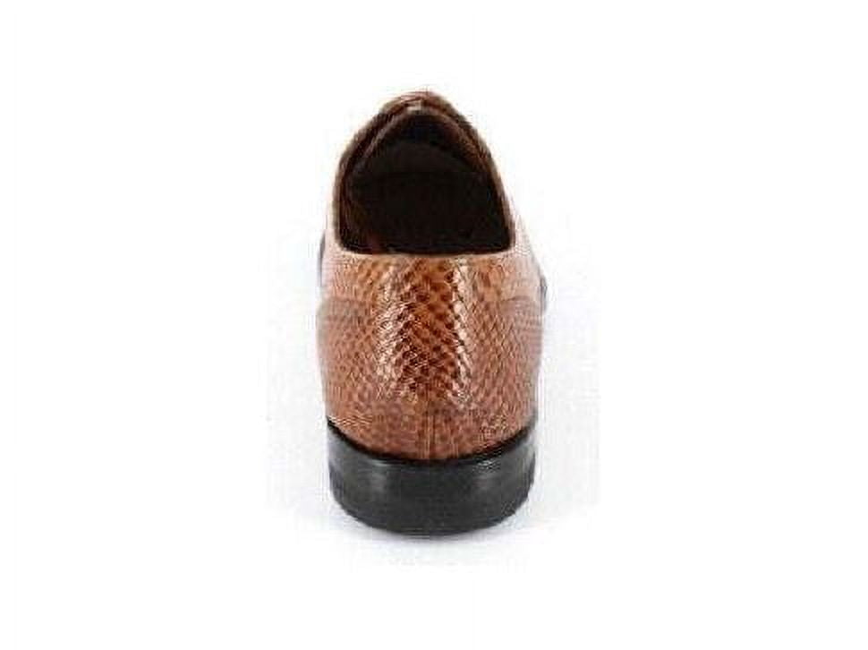 Anaconda Print Leather Shoes Tan J852662