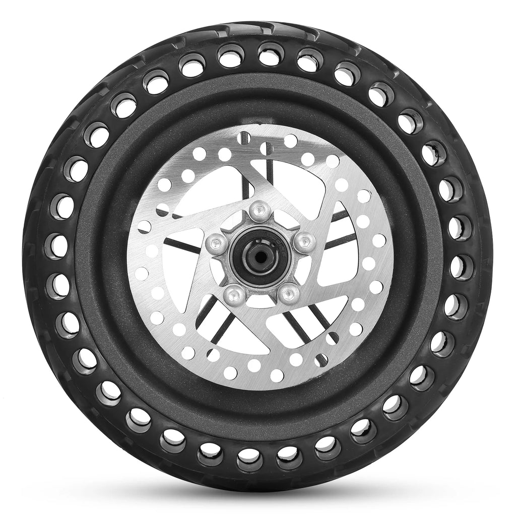 8.5 inches Solid Electric Scooter Rear Tire with Wheel Hub Disc Brake Set A169471