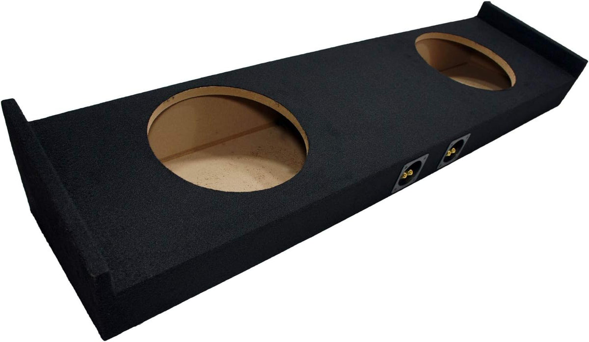 Alpine S-W12D2 Compatible with Ford F150 Super Crew Truck 2015-2021 Bundled with HA-A800.1 Mono 1600W Amp & FTB2X12-15CREW Dual 12" Sub Box J771