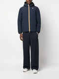 K-Way R&D reversible logo-appliqué down jacket