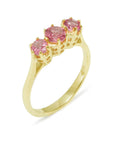 14k Yellow Gold Pink Tourmaline Engagement Ring M2463