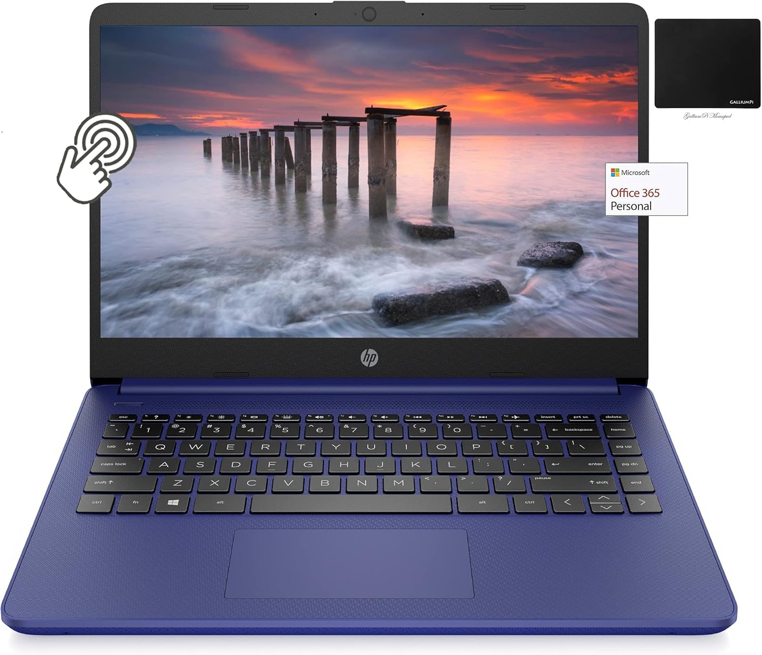 14" Touchscreen Laptop, AMD Dual-Core 3020e, 8GB RAM, 192GB Storage, Win 10 K863552