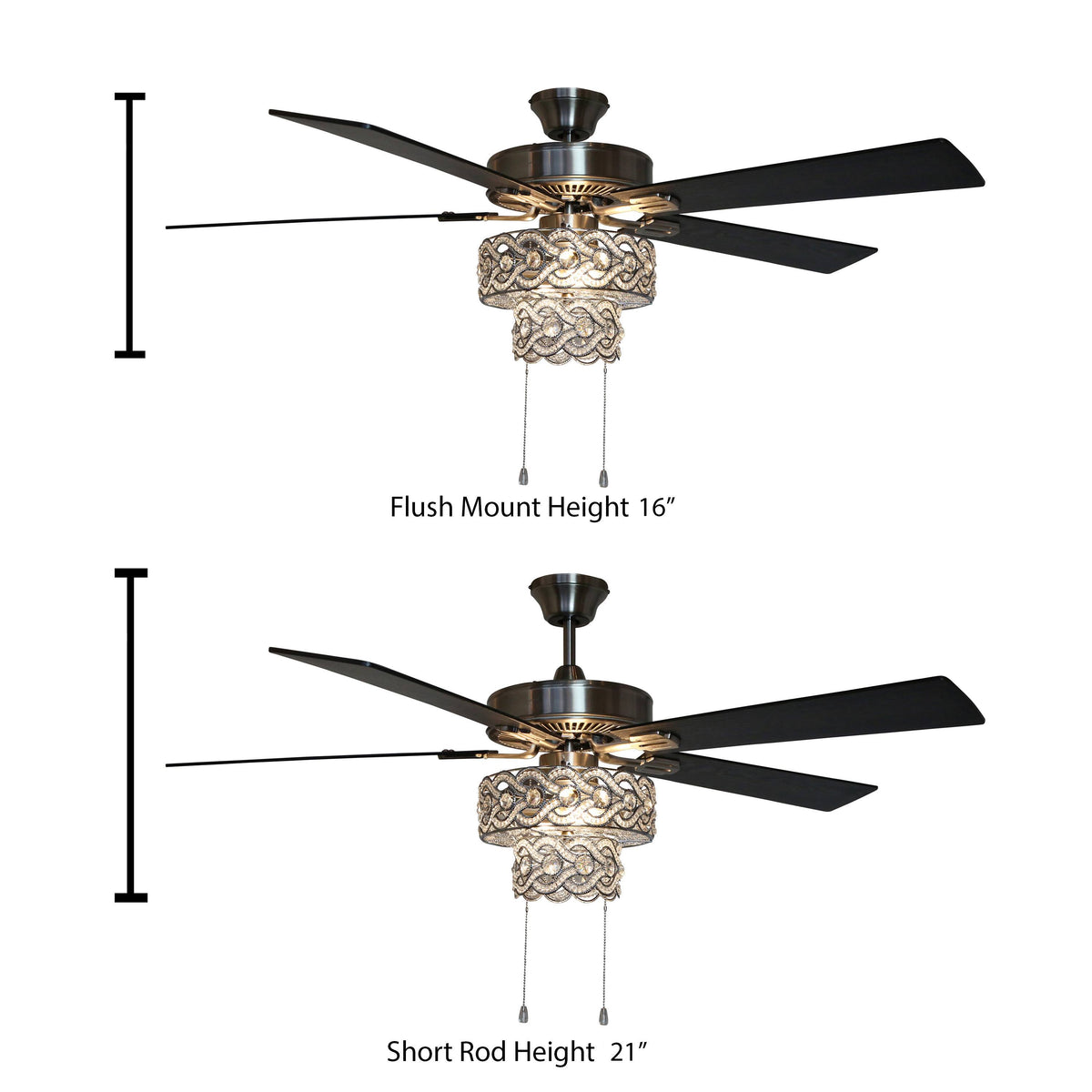 52x22 LED Ceiling Fan U837