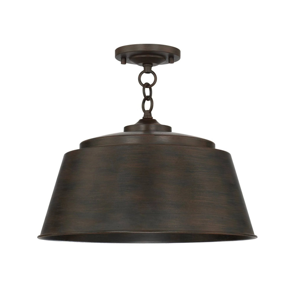 Semi Flush Mount Light, Nordic Grey H168870