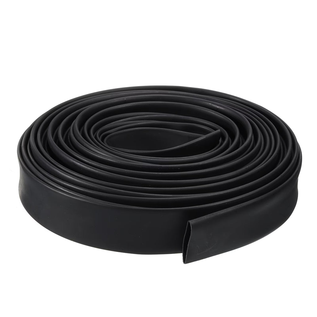 20mm Dia 33ft 4:1 Dual Wall Adhesive Lined Waterproof Heat Shrink Tubing Black F552