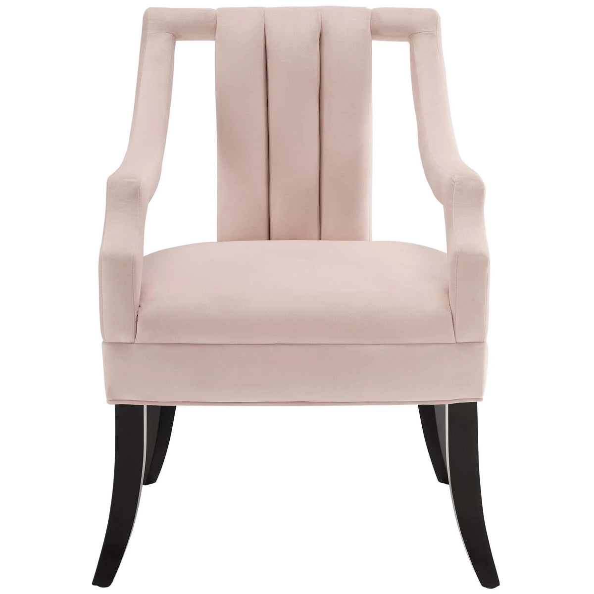 Pink Velvet Accent Side Chair G9011