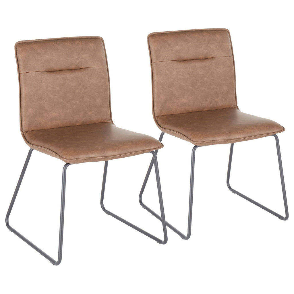 Black Espresso Chair Set of 2 J535