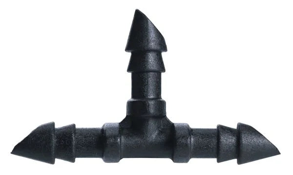1/4" Barbed Drip Tube Tee Fitting for Water Irrigation Tubing L264