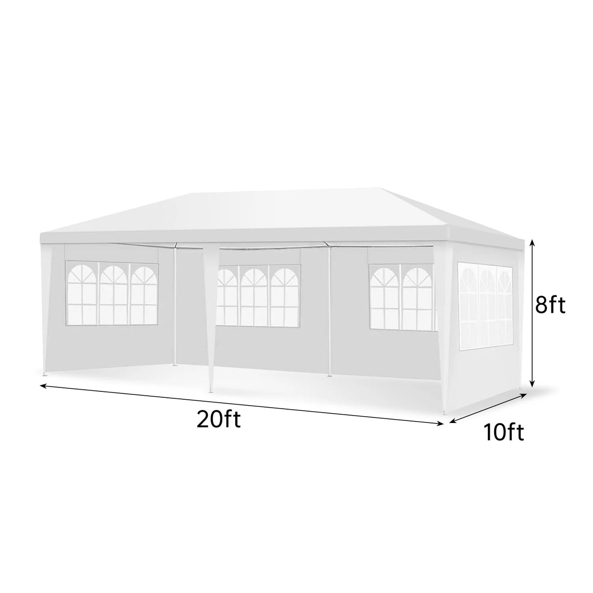 White Party Tent Canopy Shelter K485