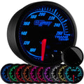 Transmission Temperature Gauge Kit with Electronic Sensor, Black Dial, Tinted Lens, 2-1/16" 52mm, Pack of 2 A929910