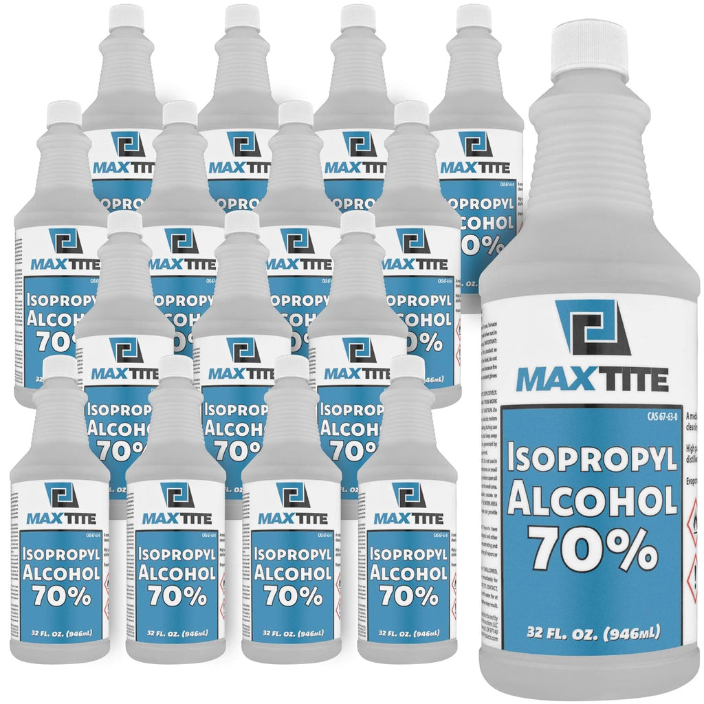 Isopropyl Alcohol 70% 4 Gallons (32oz, 16 Pack) Pack of 2 T441912