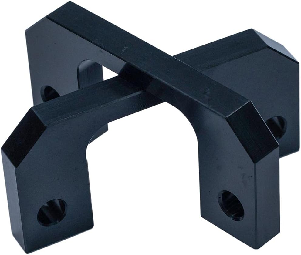 3 inch Rear Leveling Lift Kit Blocks with U Bolts Compatible with 2007-2021 Chevy Silverado Sierra GMC 1500 2WD 4WD Pack of 2 I1832