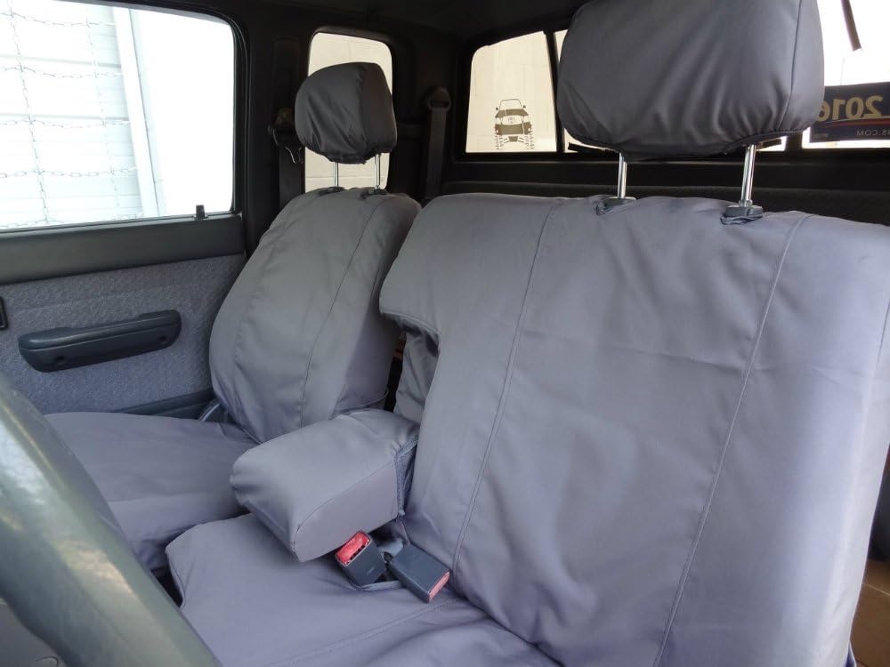 Gray Endura Seat Covers for 1995-2000 Tacoma 60/40 Split Bench O761