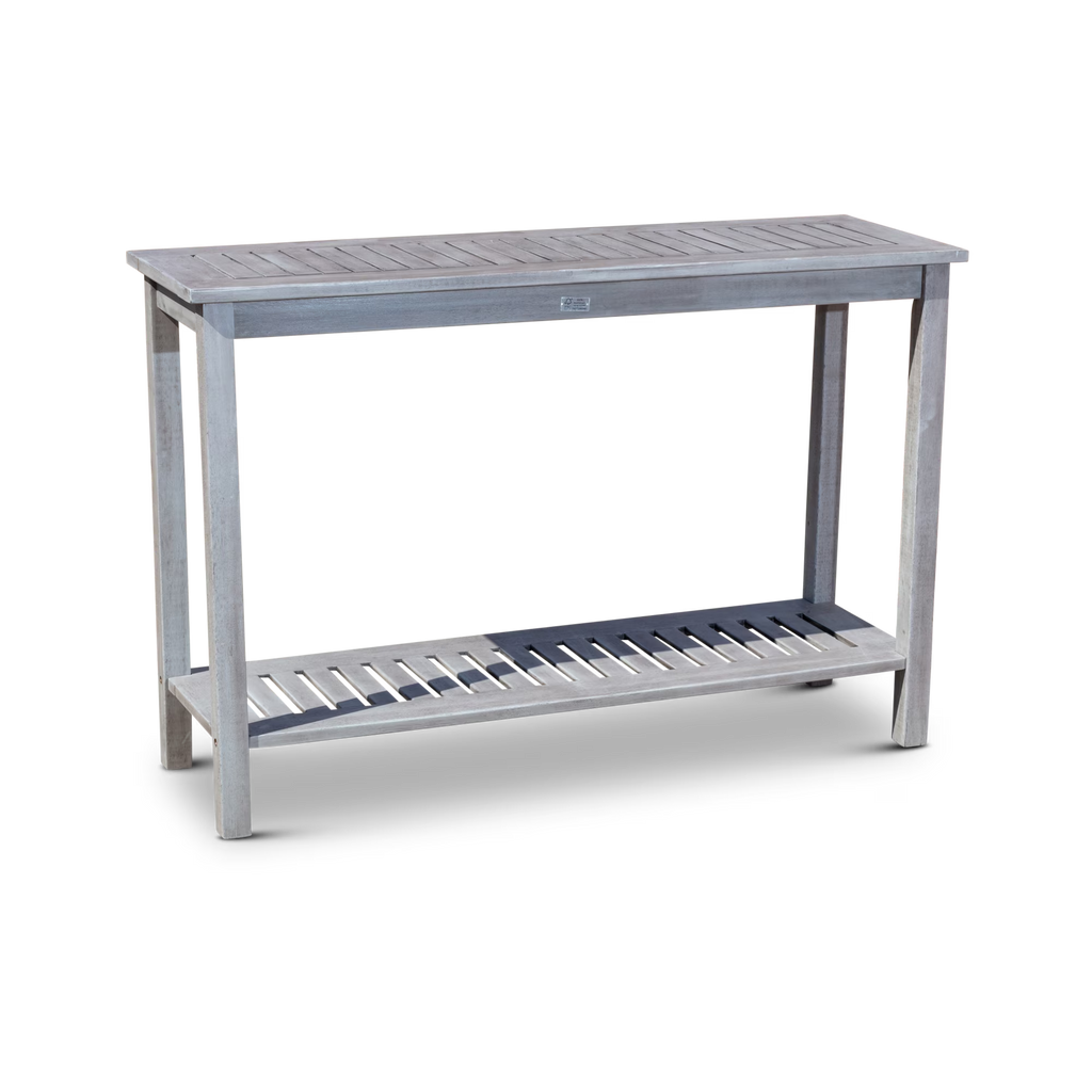 Silver Gray Eucalyptus Console Table Z42266