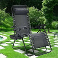 Black Reclining Zero Gravity Chair Y63804
