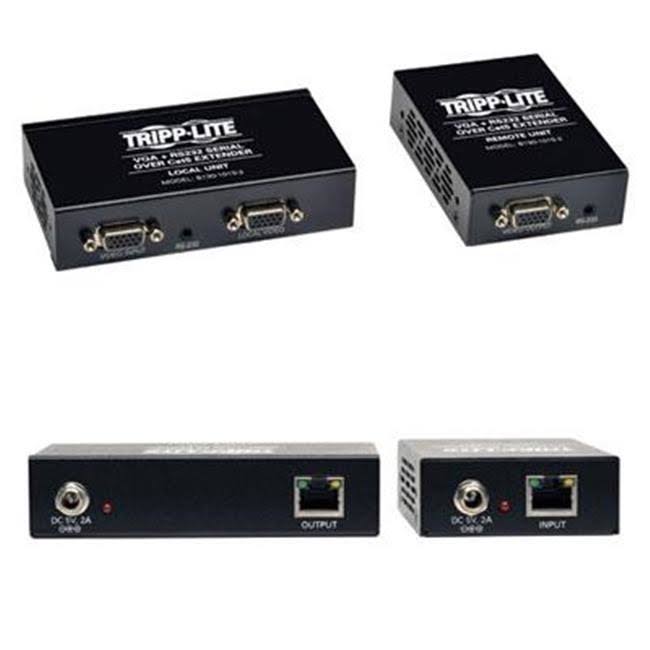 VGA & RS232 Over Cat5 Cat6 Extender J2824