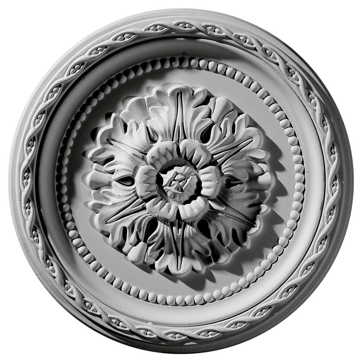 11 1/2x22OD x 1x22P Ultra Pure White Ceiling Medallion V63245