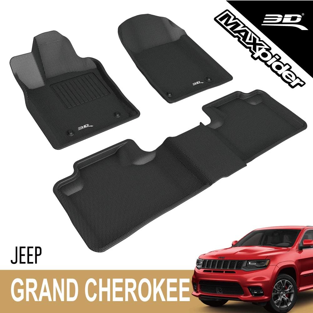 Black All-Weather Car Floor Mats Liners S500