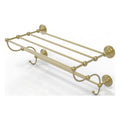 Satin Brass Train Rack Towel Shelf Y312