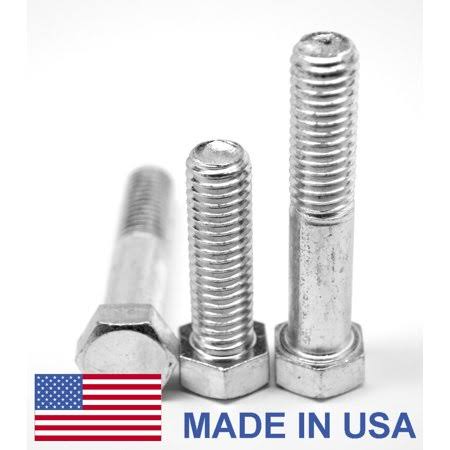 1 inch-14 x 2 1/2 inch UNS Grade 5 Hex Cap Screw, Medium Carbon Steel Zinc Plated, Pk 45 D498