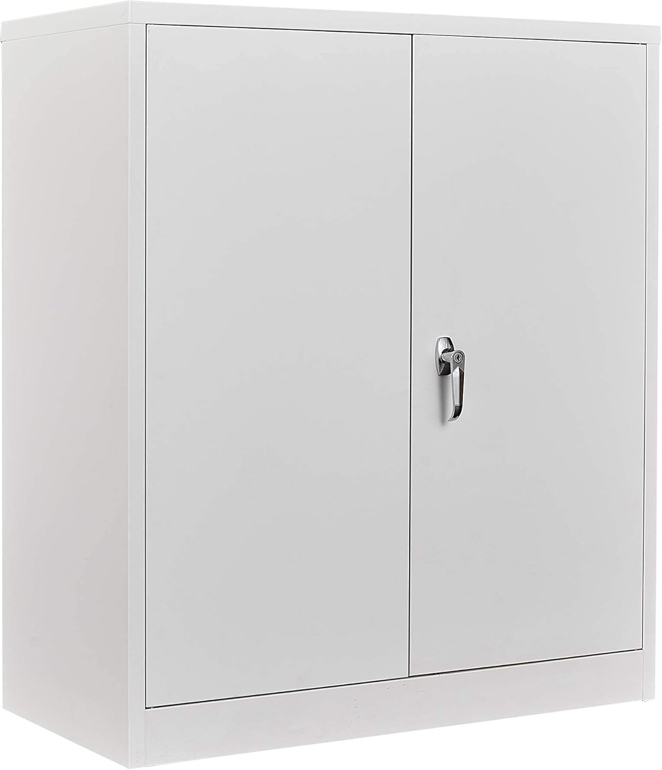 Metal Storage Cabinet with 2 Adjustable Shelves W53900