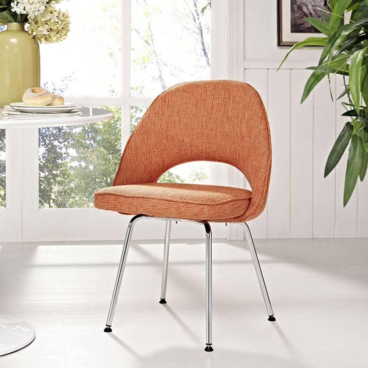 Oatmeal Fabric Dining Side Chair T5497