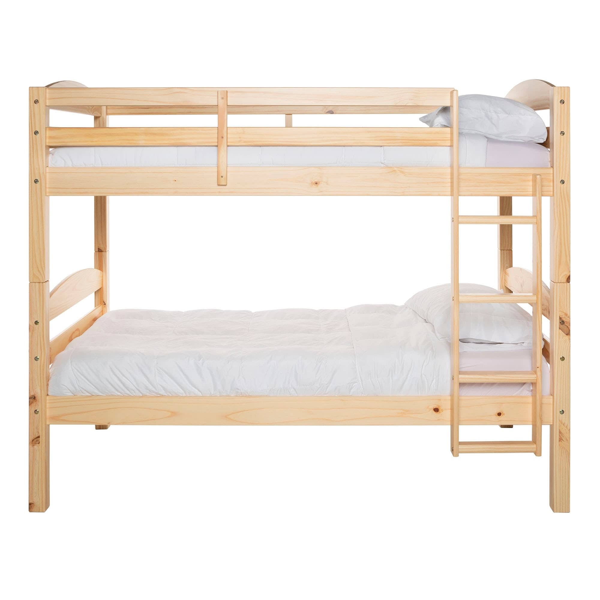 Twin Over Twin Solid Wood Bunk Bed B9241
