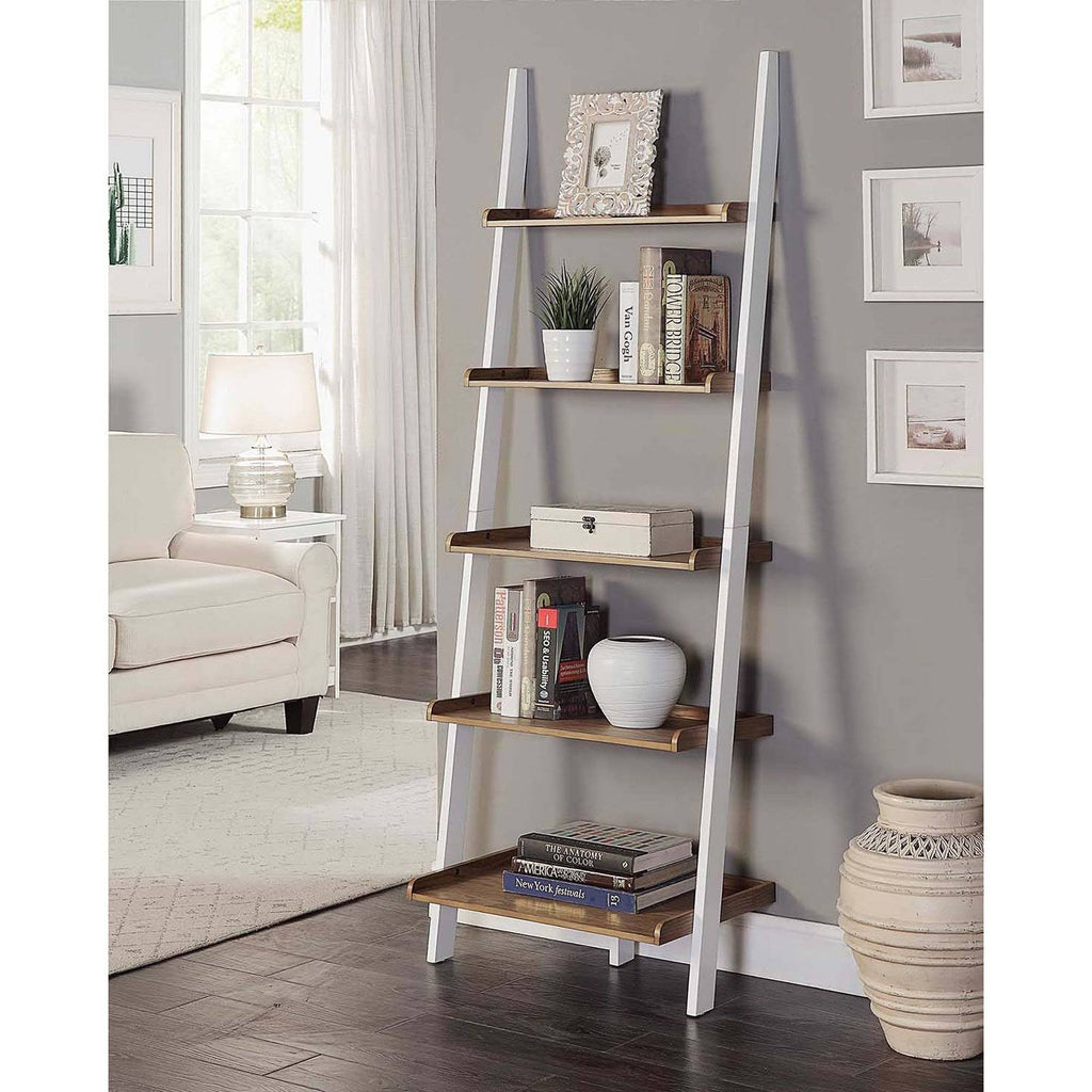 Cobalt Blue Ladder Bookshelf Z703