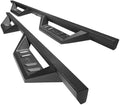 Black Fine Texture Truck Running Boards 2pcs M443