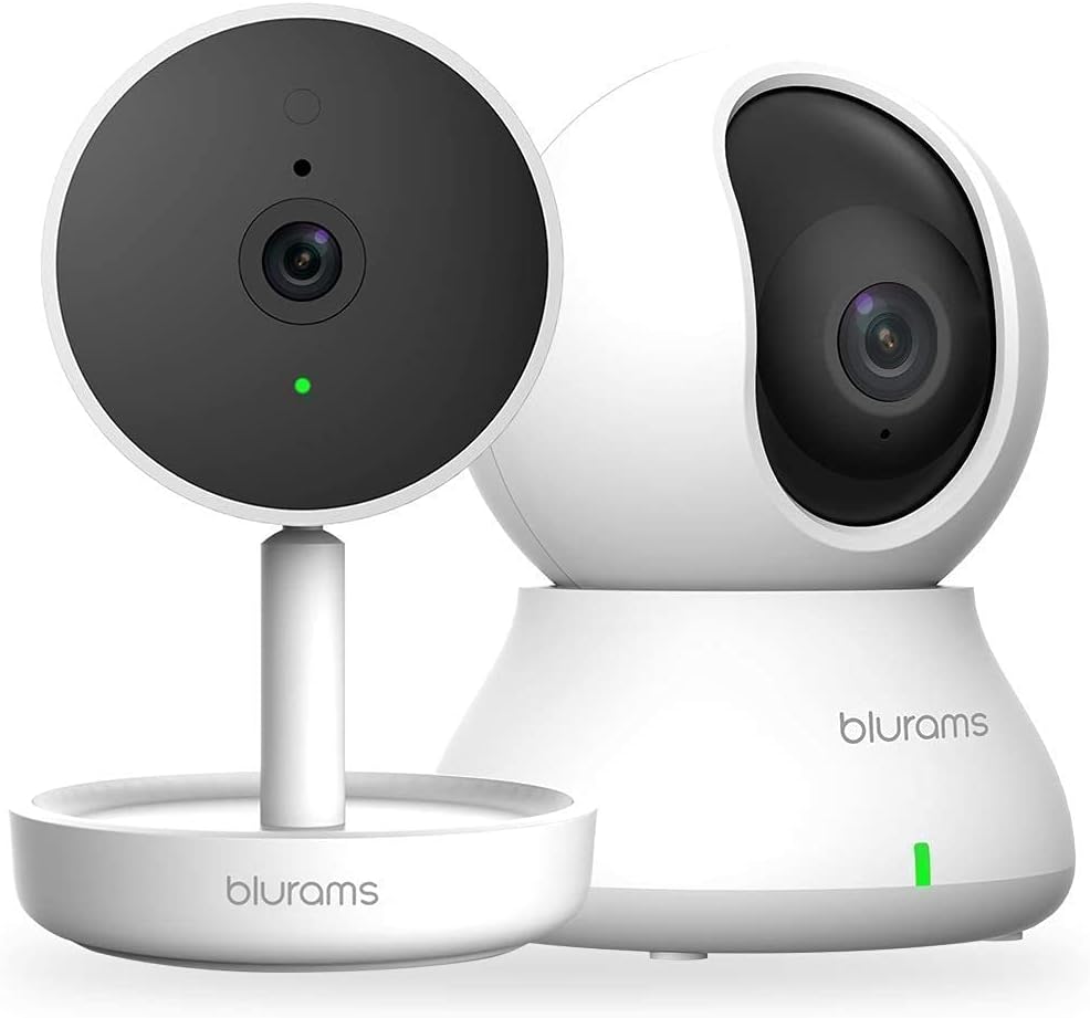 Indoor Security Camera Bundle Set, 1080p Baby Monitor Pet/Nanny Camera with Two-Way Audio, IR Night Vision, Pack of 2 S518661