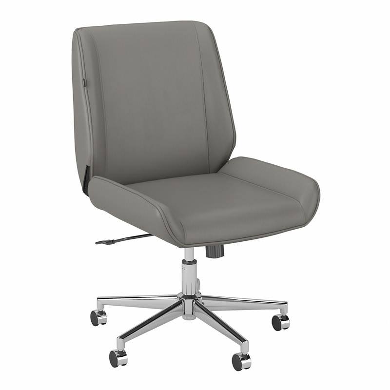 Light Gray Leather Office Chair C51026