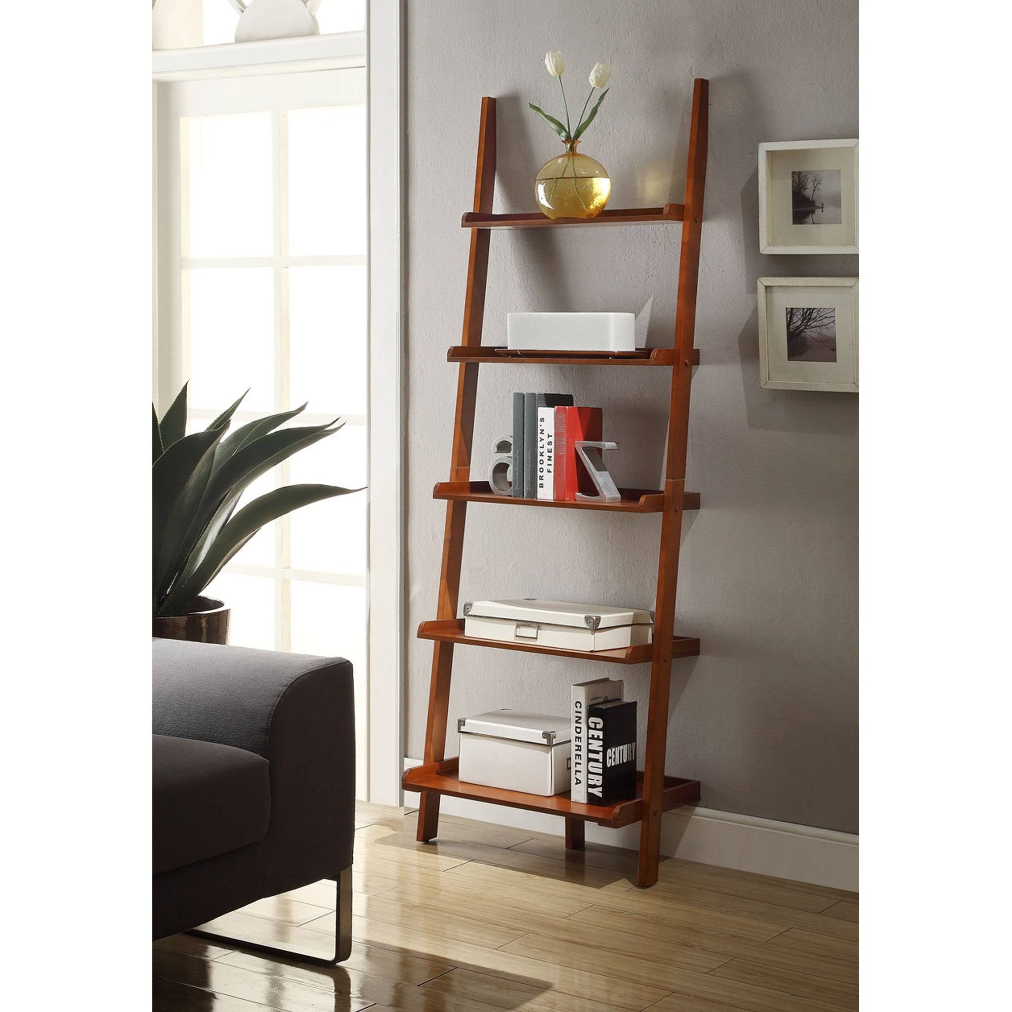Cobalt Blue Ladder Bookshelf Z703
