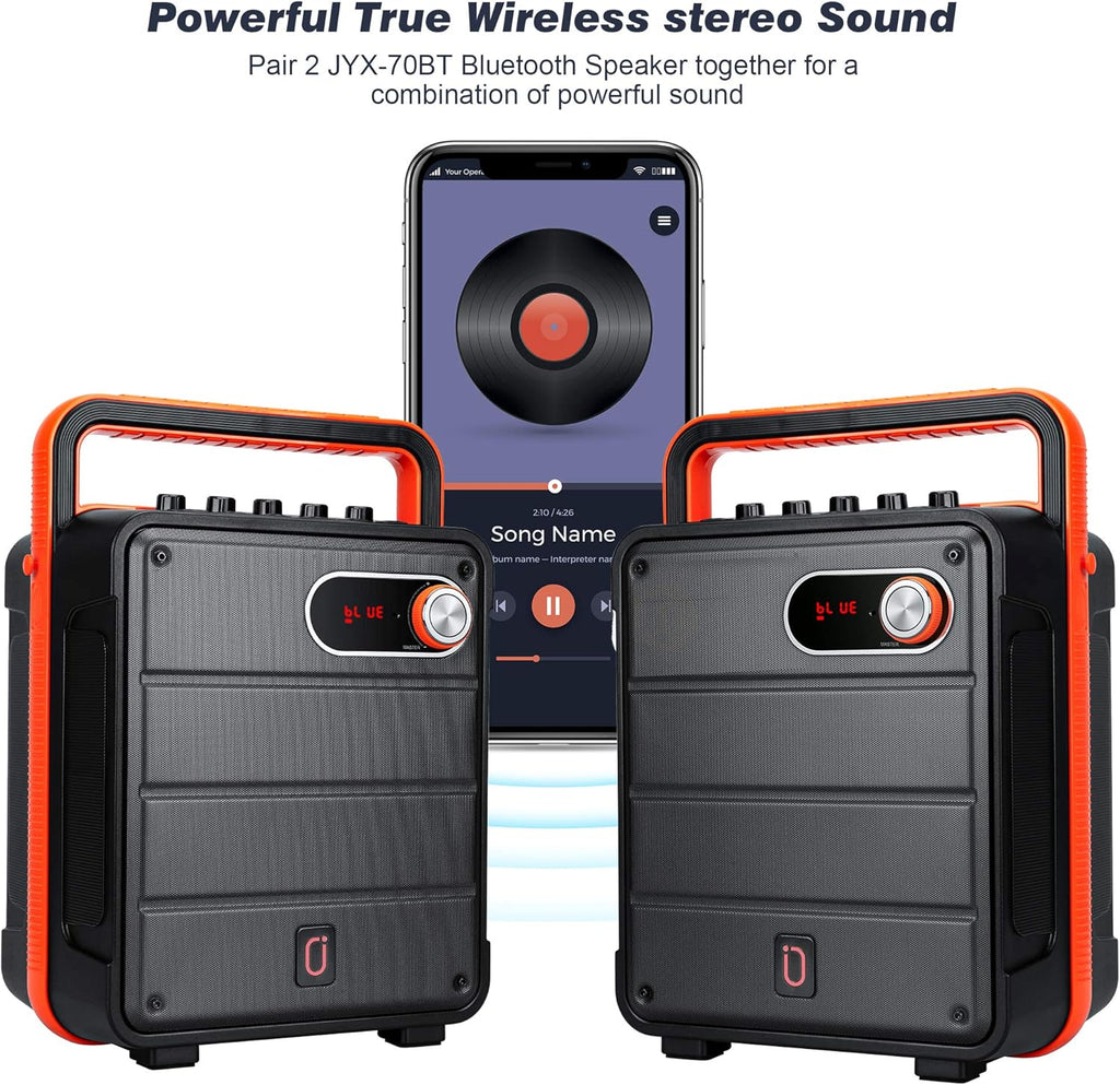 Rechargeable Bluetooth Karaoke Speaker with Microphone E164