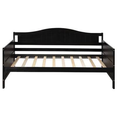 Espresso Twin Wooden Daybed with Trundle Bed R297