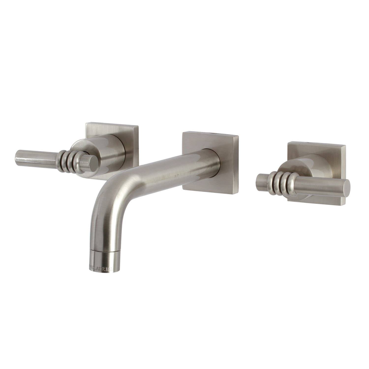 Brushed Nickel Wall Mount Bathroom Faucet O33973