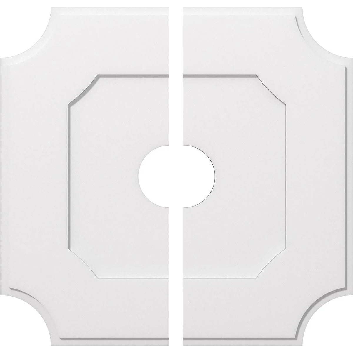Contemporary PVC Ceiling Medallion Two Piece A269