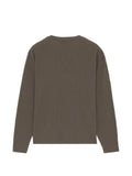 IUTER ribbed-knit logo-patch sweater