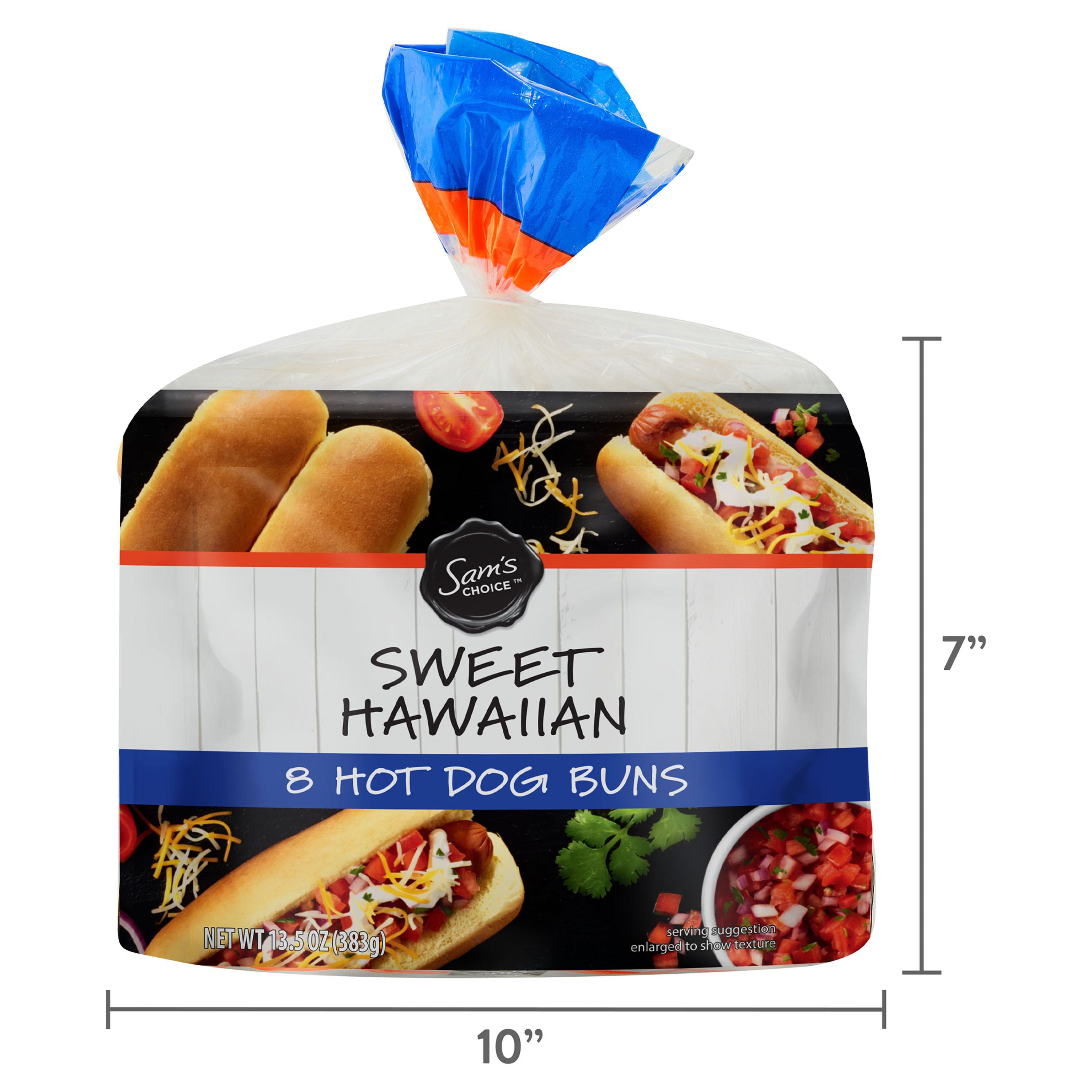 Sweet Hawaiian Hot Dog Buns, 13.5 oz, 8 Count O214682