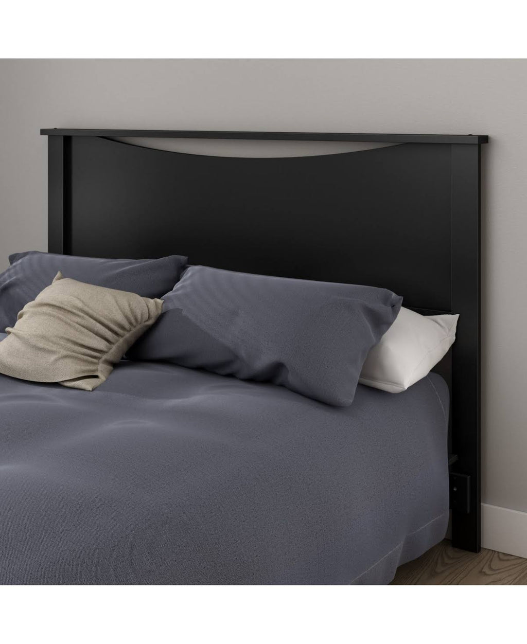 Pure Black Full/Queen Headboard Z935