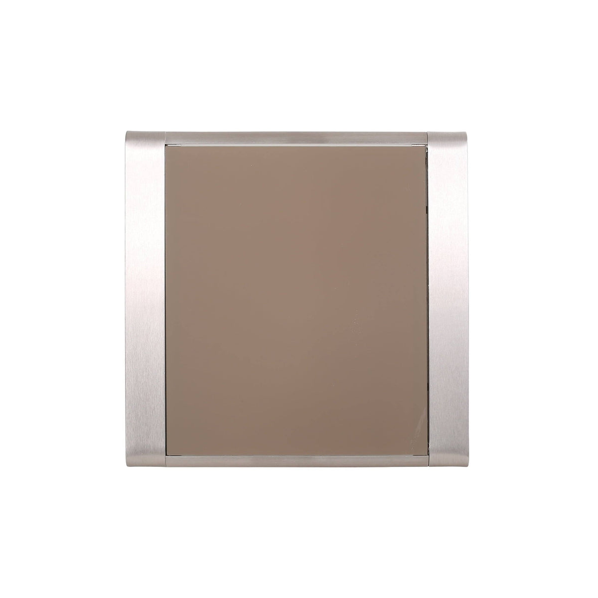 White Finish Matte White Aluminum Side Table (Set of 2) S643