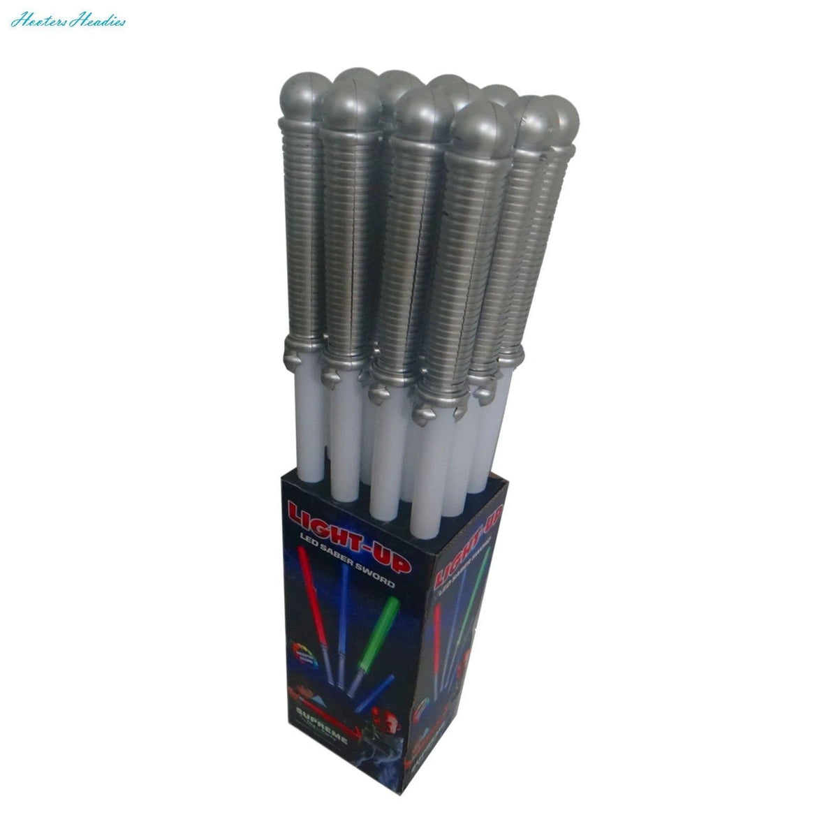 12 Pack Glow in The Dark LED Light Sabers Q60791